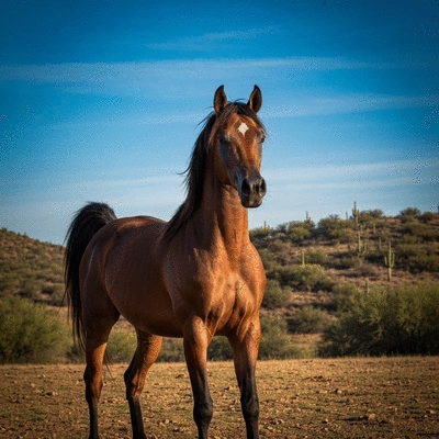 Mohammed Ali Pasha's royal stud with Arabian horses