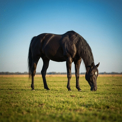 Purebred Rabdan Arabian horse with finely chiseled head and arched neck